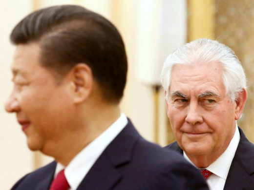 Click to enlarge Rex Tillerson Xi Jinping