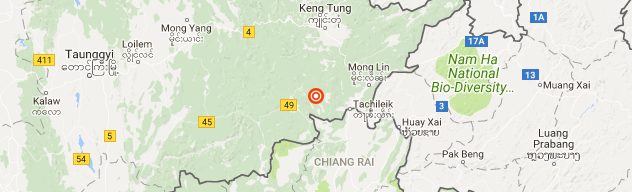Click to enlarge Thailand Earthquake M5.4 Feb 4 2018