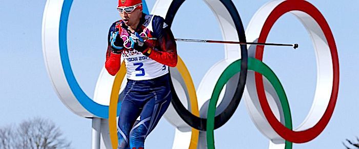 Click to enlarge Russian athlete