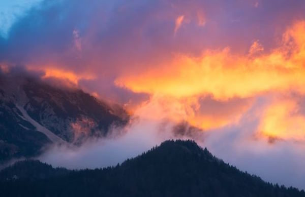 Click to enlarge earth on fire