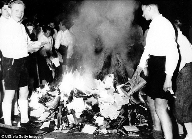 Hitler Youth book burning