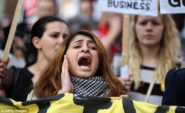 Click to enlarge snowflake protest