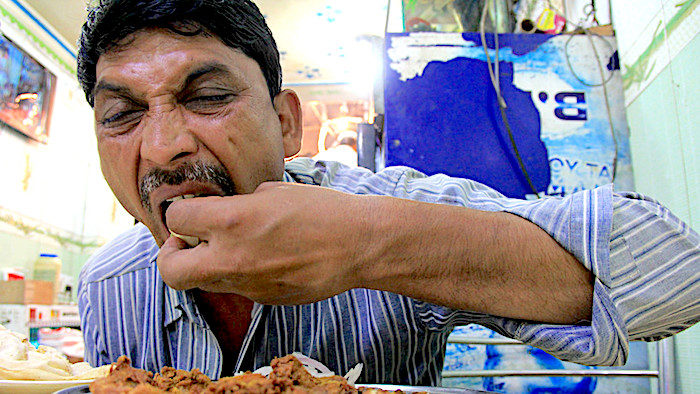 turk eating