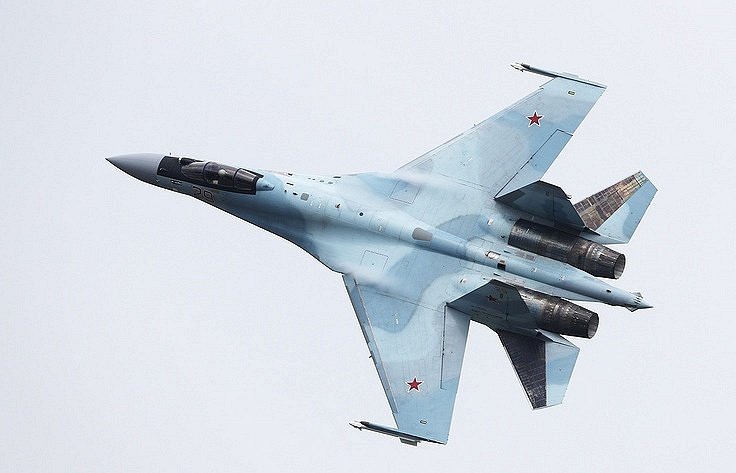 Russian Su-35 fighter jet