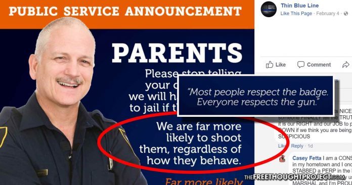 Thin Blue Line post