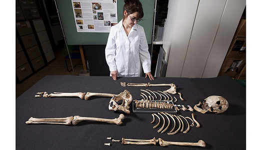 fossil skeleton cheddar man