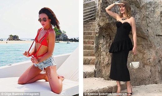 Click to enlarge Olga Buzova Ksenia Sobchak