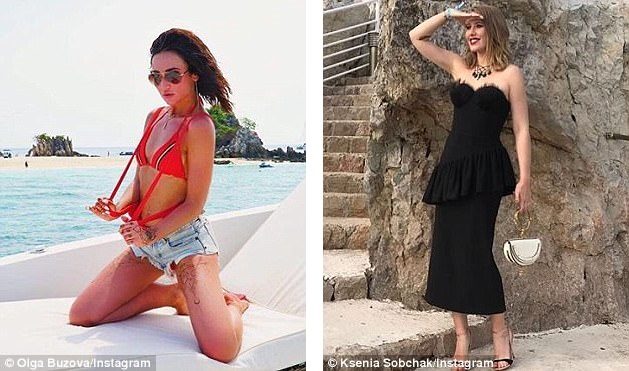 Click to enlarge Olga Buzova Ksenia Sobchak