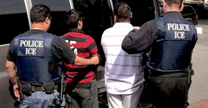 Click to enlarge ICE arrest