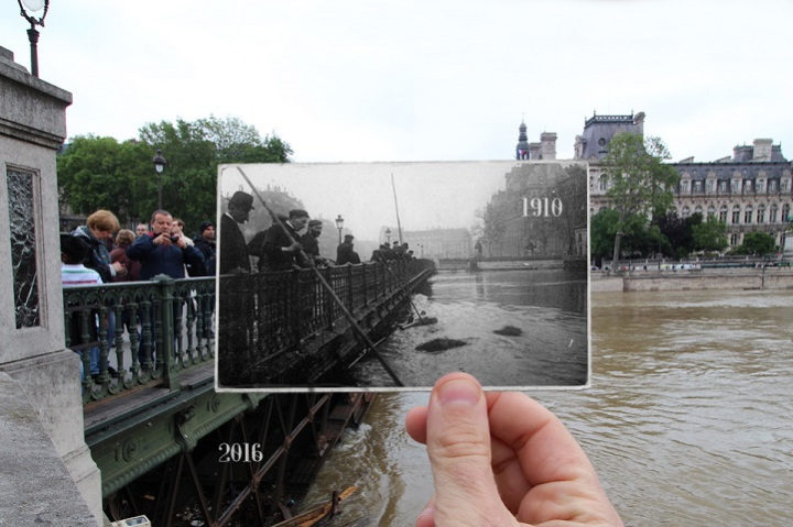 Click to enlarge Paris flooding