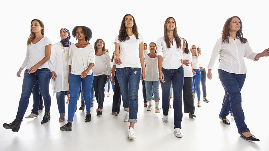 women walking