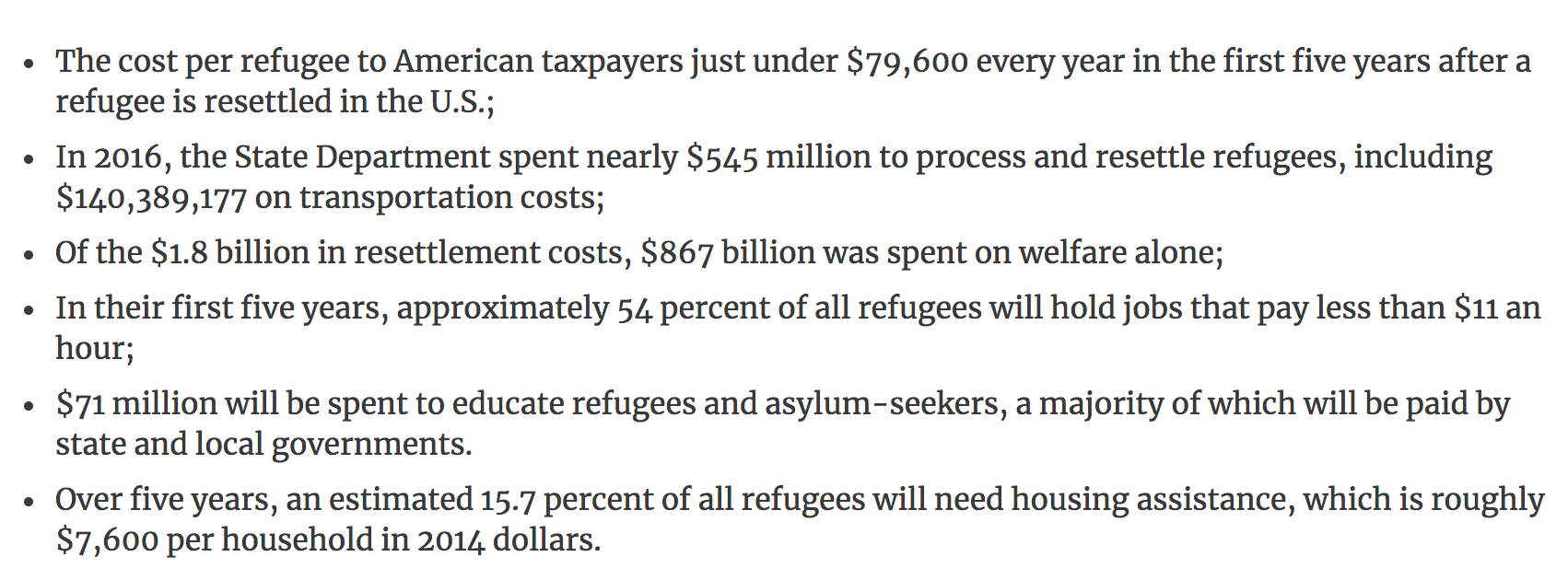 Click to enlarge refugee settlement costs