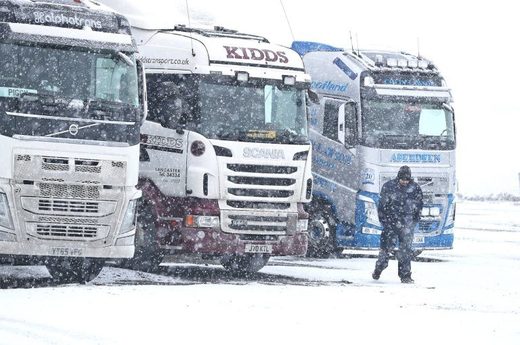 Click to enlarge Snow Inverness Feb 2018