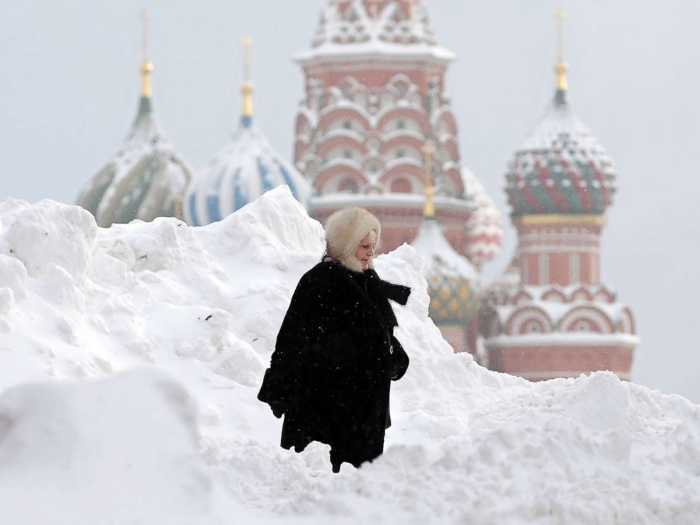 Record snowfall in Moscow Feb 2018