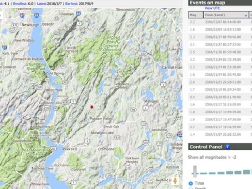 Earthquake in NY State