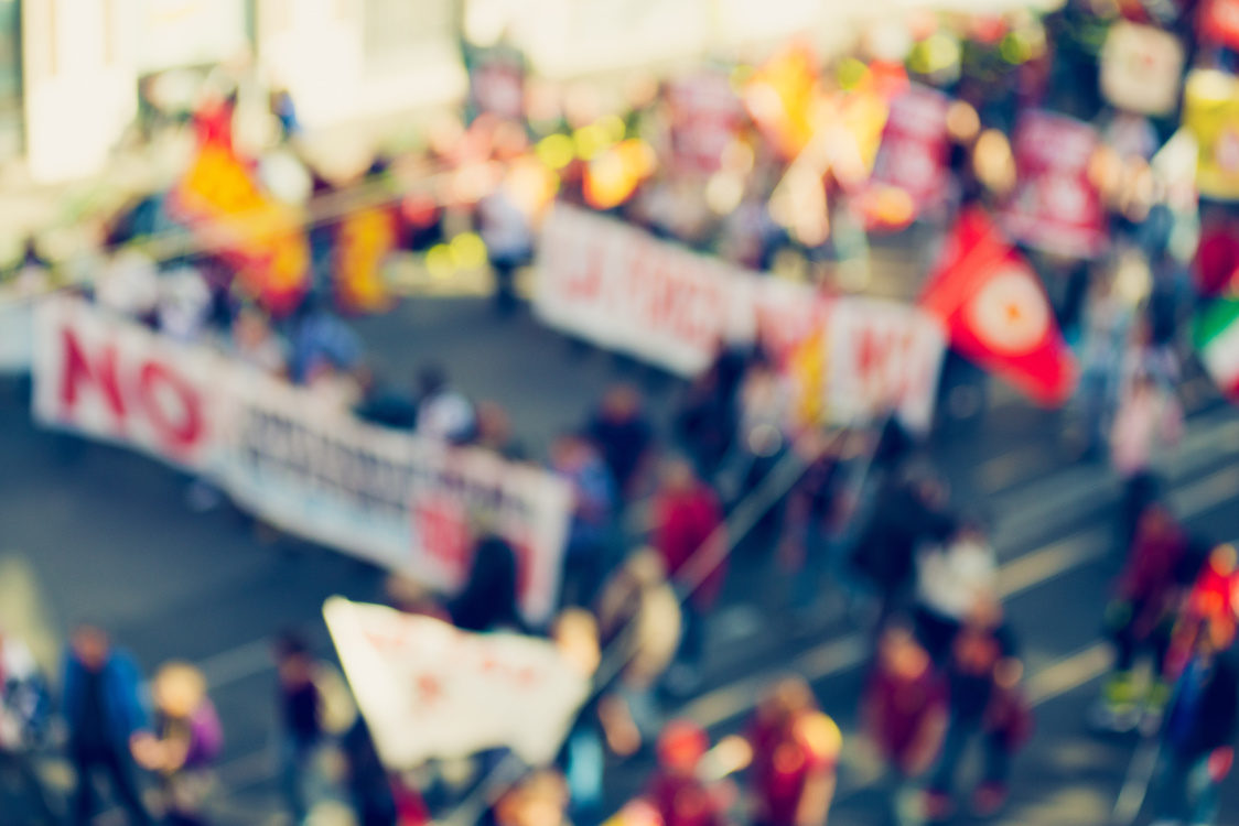 Click to enlarge protest