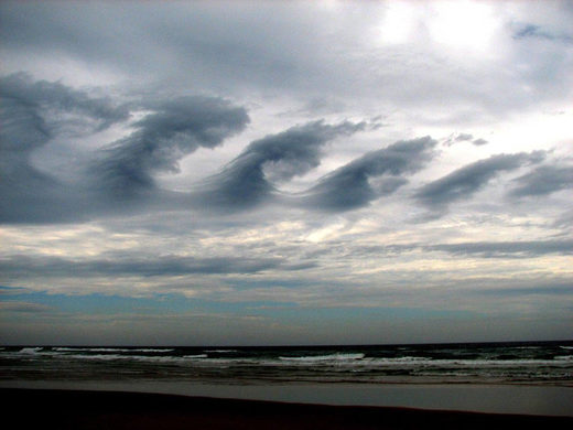 Click to enlarge Kelvin Helmholtz clouds