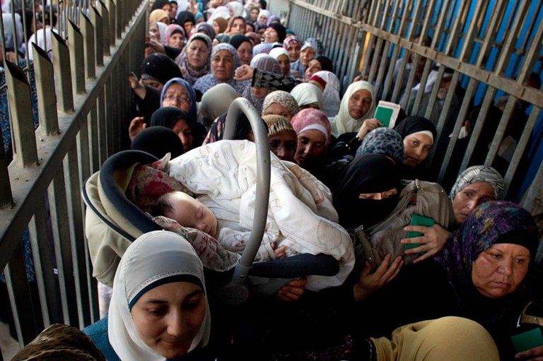 Palestinian women Israeli checkpoint Bethlehem