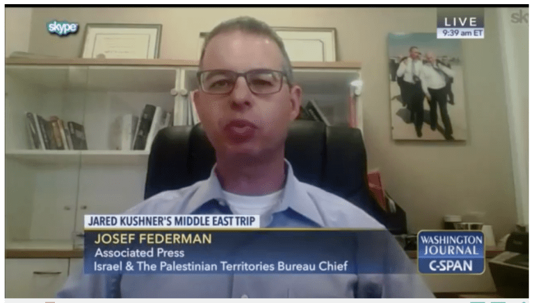 Click to enlarge Associated Press AP Bureau Chief Josef Federman C-Span
