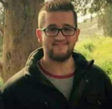 Palestinian killed Khaled Waleed Tayeh, 22