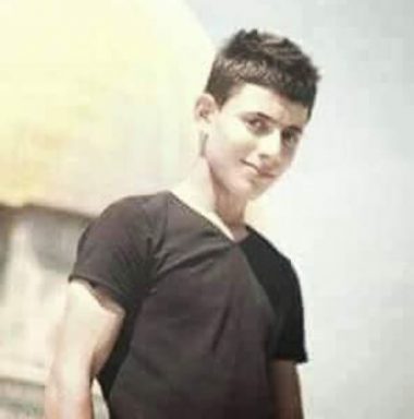 Palestinian killed Hamza Yousef No'man Zama'ra, 19