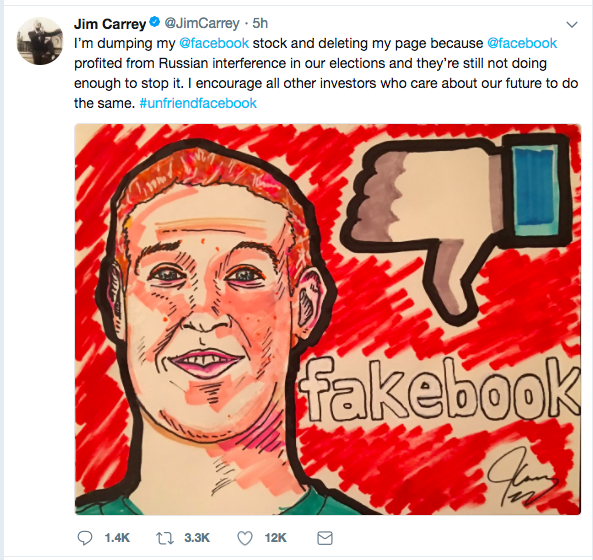 Click to enlarge Jim Carey Facebook
