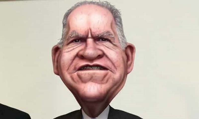 Click to enlarge john brenan CIA caricature
