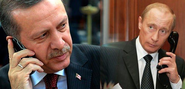 Turkish President Erdogan and Russian President Putin