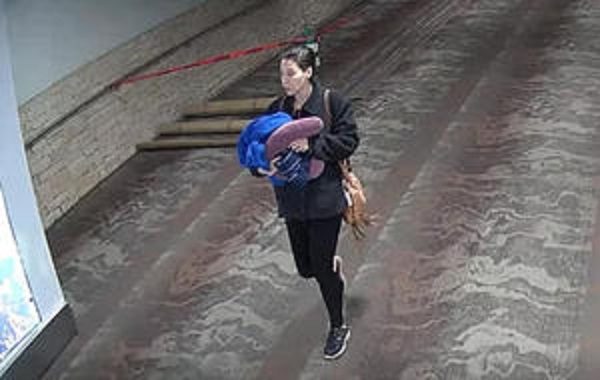Woman at airport