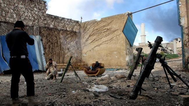 militants syria mortar attacks