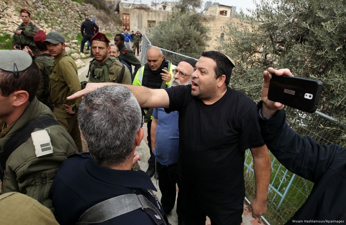 Click to enlarge Israel settlers Palestinian