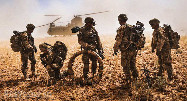 Click to enlarge US military in Afghanistan