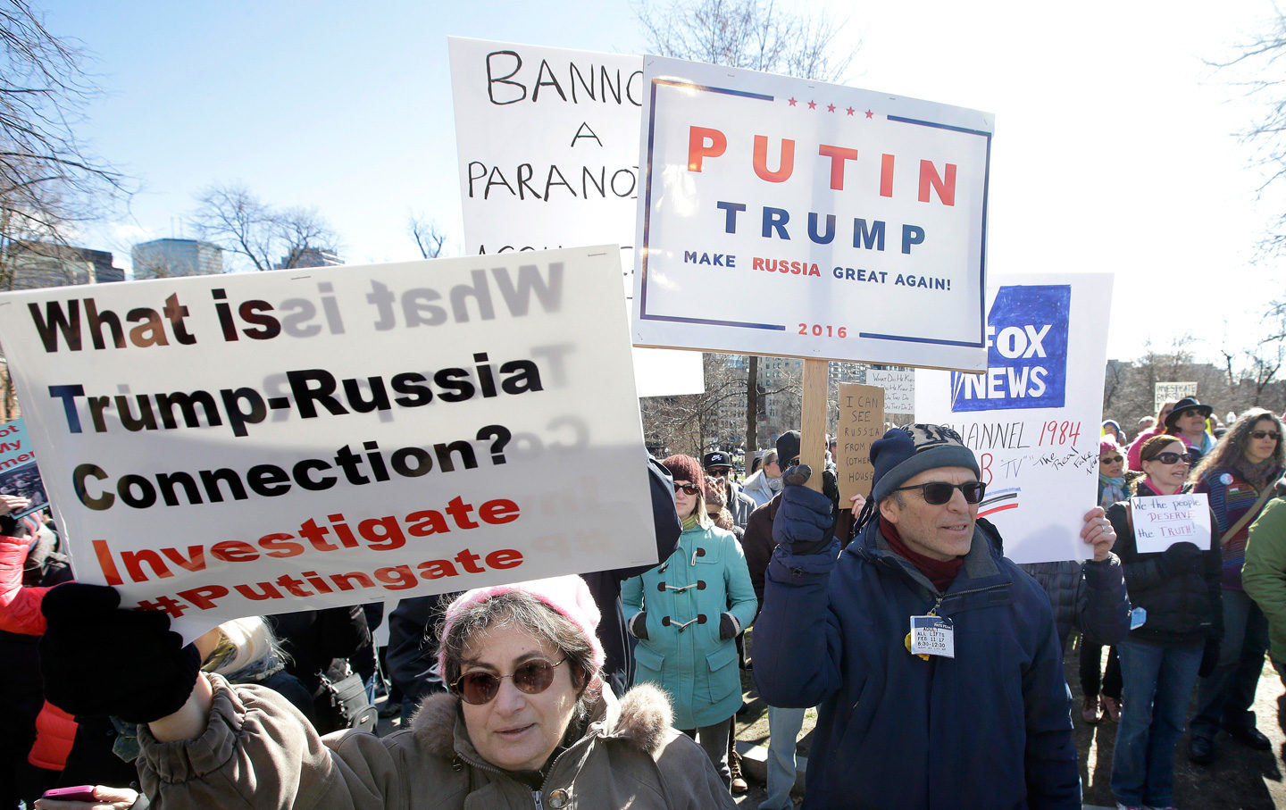 russiagate demonstration anti trump