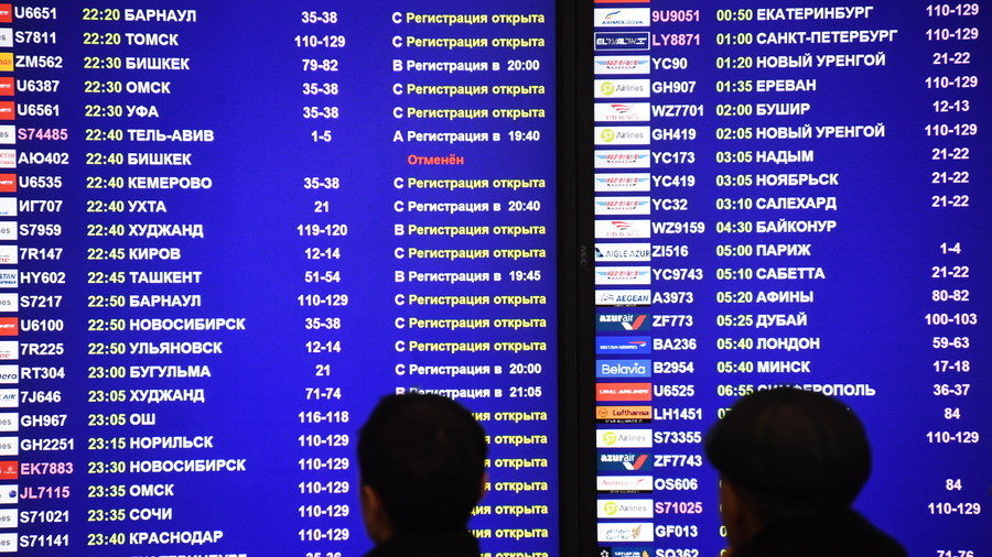 departure board