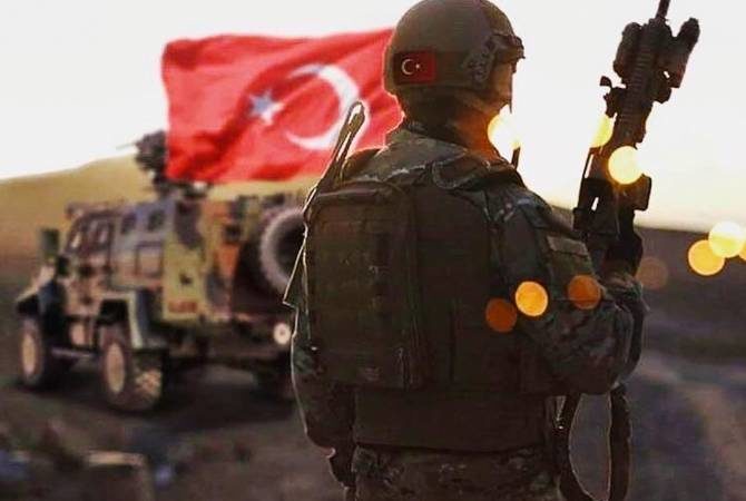 Turkish armed soldier