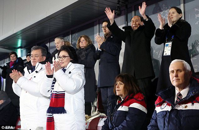 Click to enlarge Mike Pence Winter Olympics