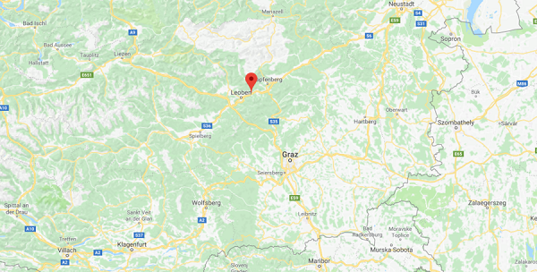 Map of Austria