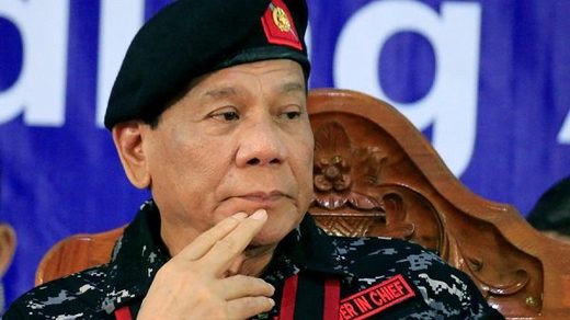 Philippine President Rodrigo Duterte