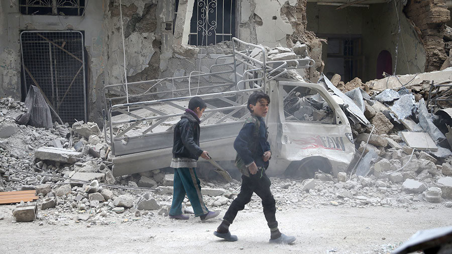 Destruction Damascus Syria