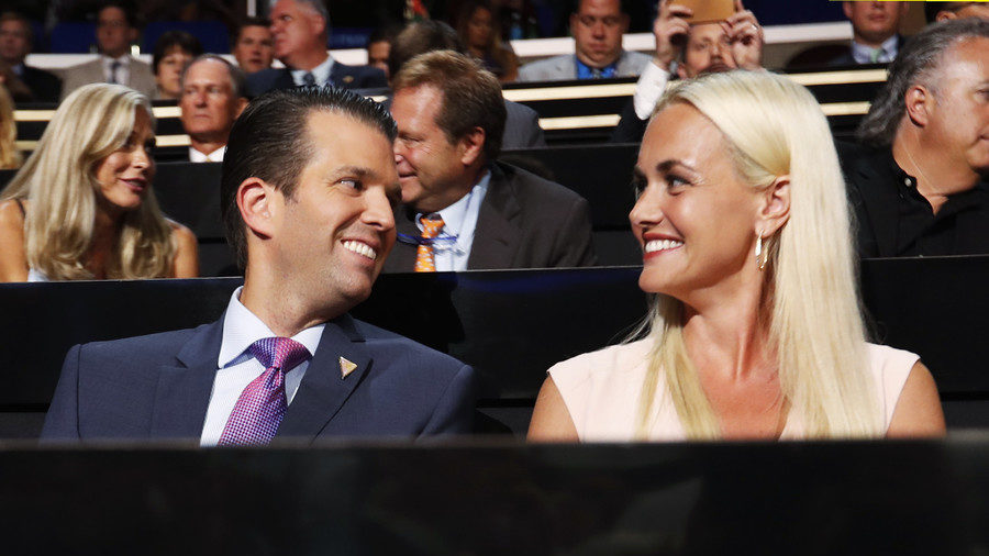 Click to enlarge Donald Jr. and Vanessa Trump.