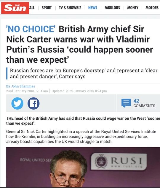 headline war Russia