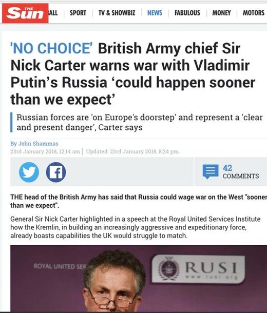 headline war Russia