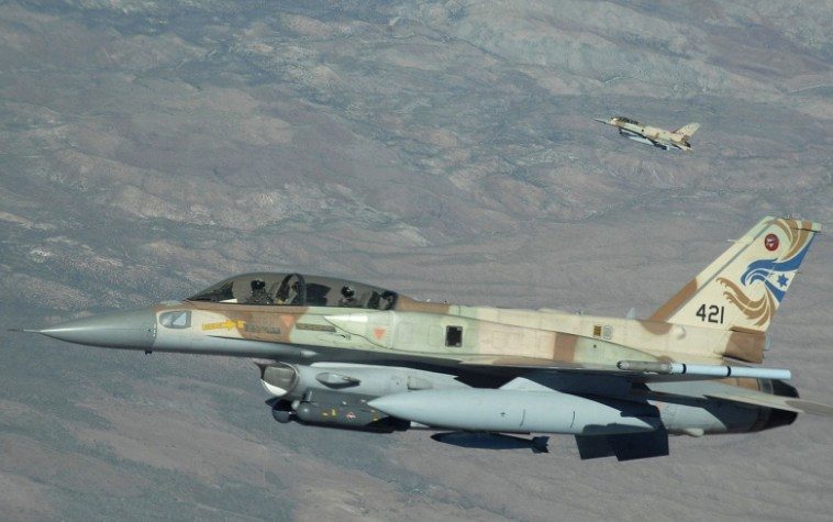 Click to enlarge Israeli jet