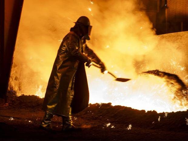 Click to enlarge Germany Europe industrial metal worker
