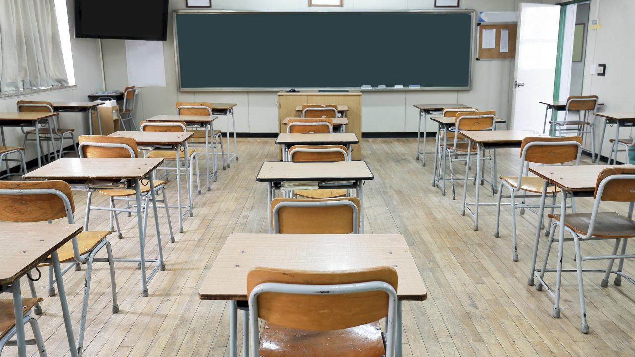 empty schoolroom