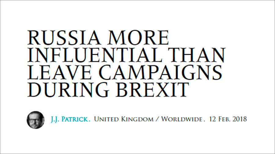 Click to enlarge Russia Brexit