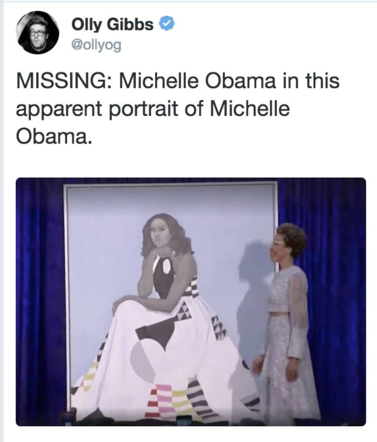 obama portrait reaction