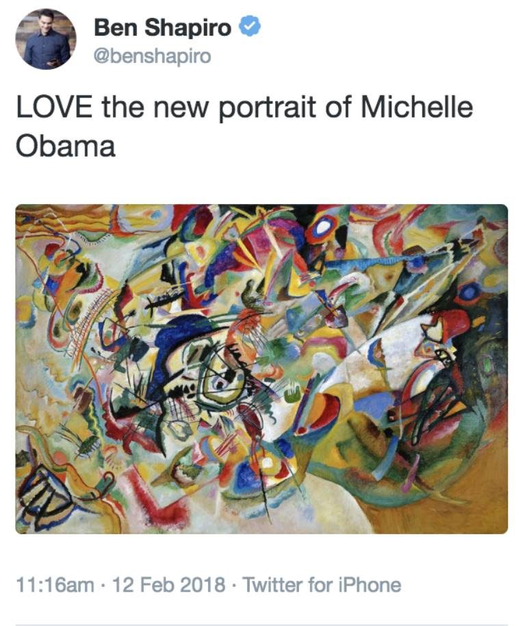obama portrait tweet
