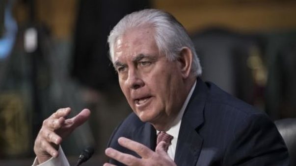 US State Secretary Rex Tillerson