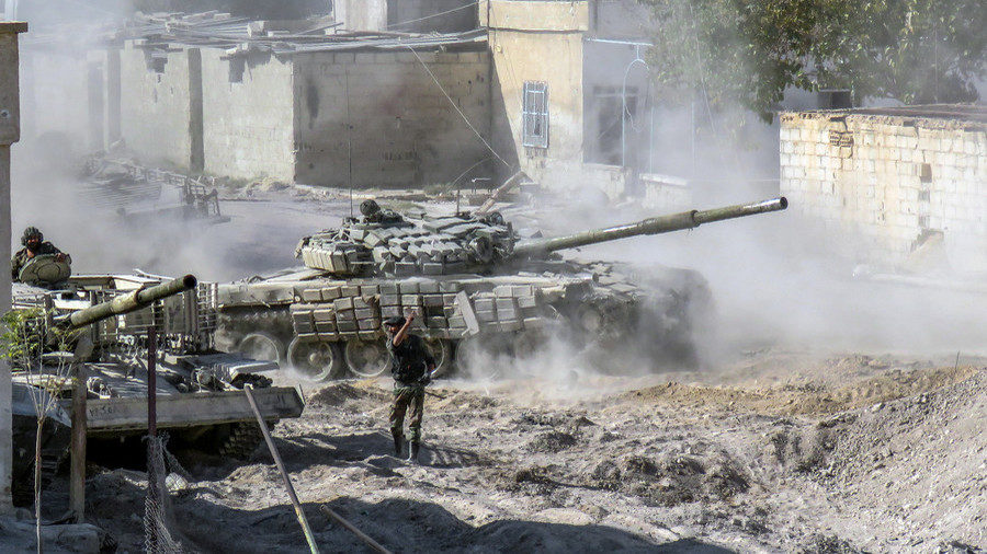 Click to enlarge Syrian Army modified T-72 tank